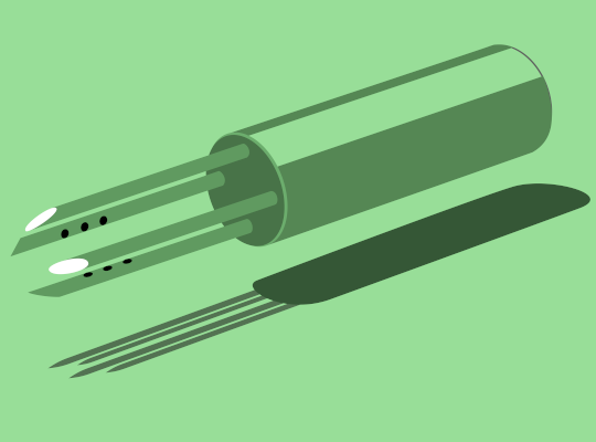 graphic of multi needle assembly