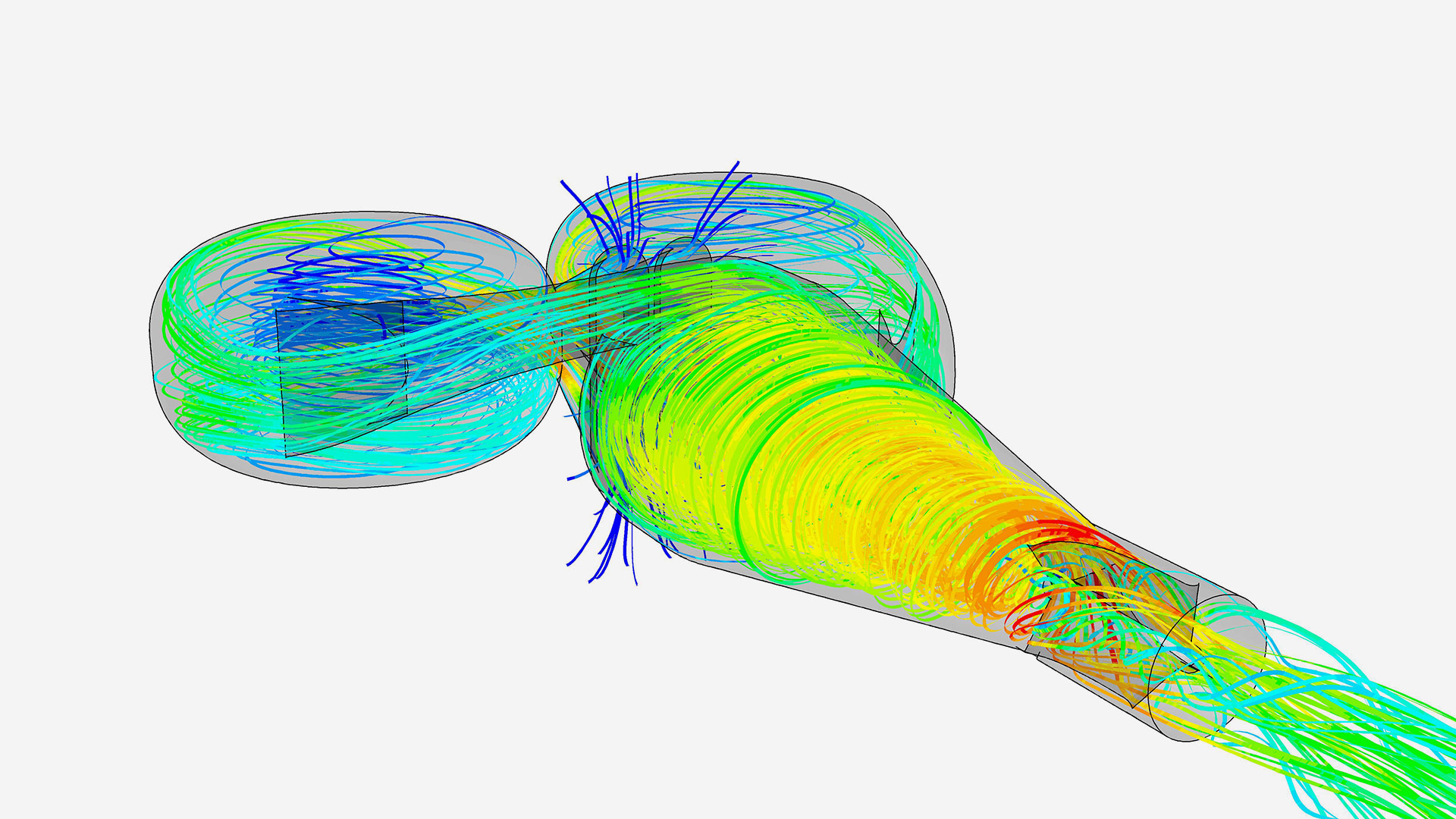 CFD dual chamber inhaler