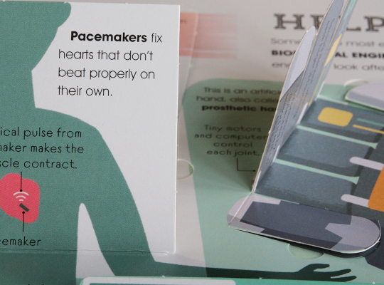 pop up book on medical technology