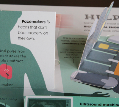 pop up book on medical technology