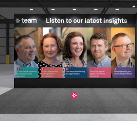 virtual reality conference stand