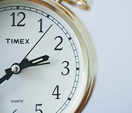 A man with one clock…