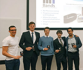Engineering students enter dragons den