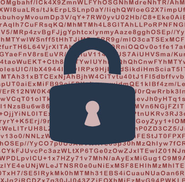 Picture of a padlock to represent the risks for users when connecting medical devices